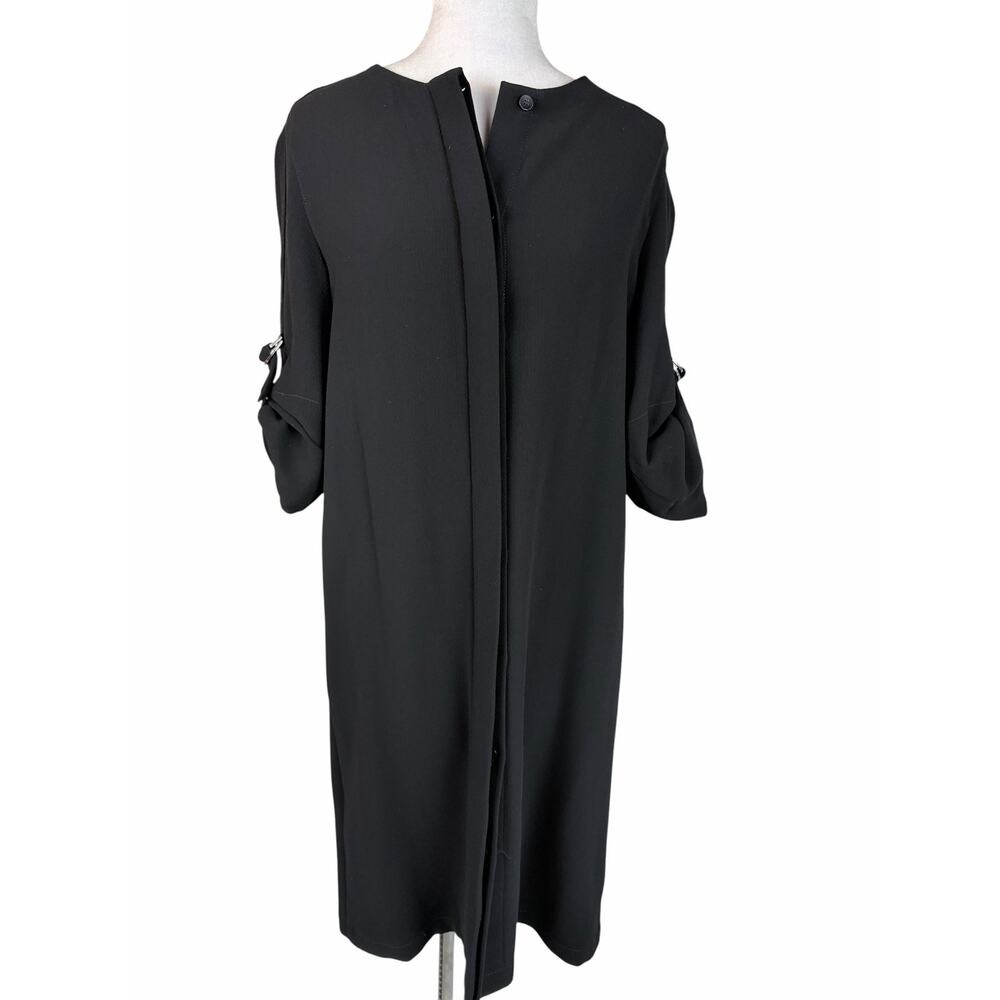 BOSS Hugo Boss Navy Blue Shirt Dress - Button Front - Size 2 - Career Wear